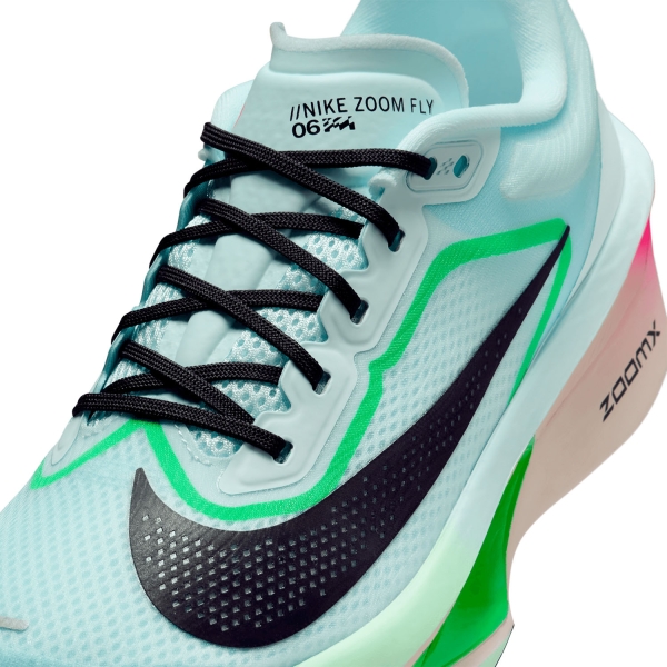 Nike Zoom Fly 6 - Glacier Ice/Black/Hyper Pink/Green Shock