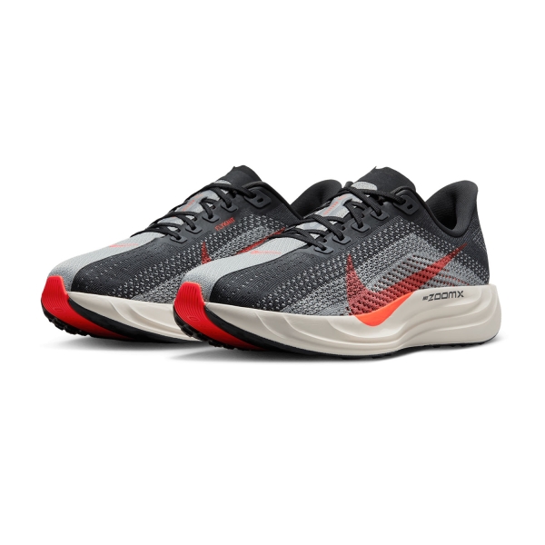 Nike Pegasus Plus - Anthracite/Bright Crimson/Light Smoke Grey
