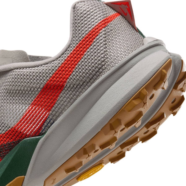 Nike React Terra Kiger 10 - College Grey/Bright Crimson/Fire