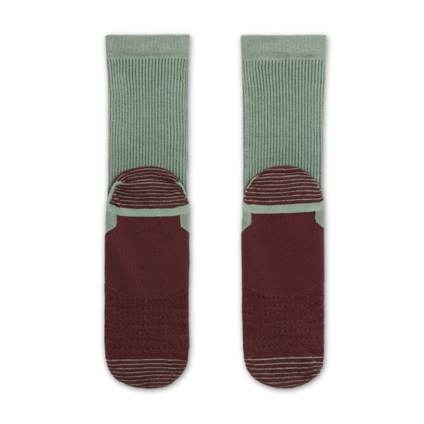 Nike Dri-FIT TR Calze - Clay Green/Burgundy Crush/Reflect Silver