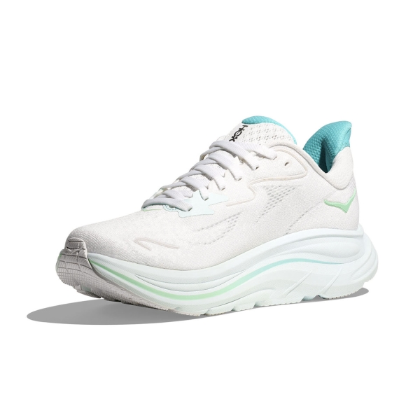 Hoka Clifton 10 - White/Cielo Blue