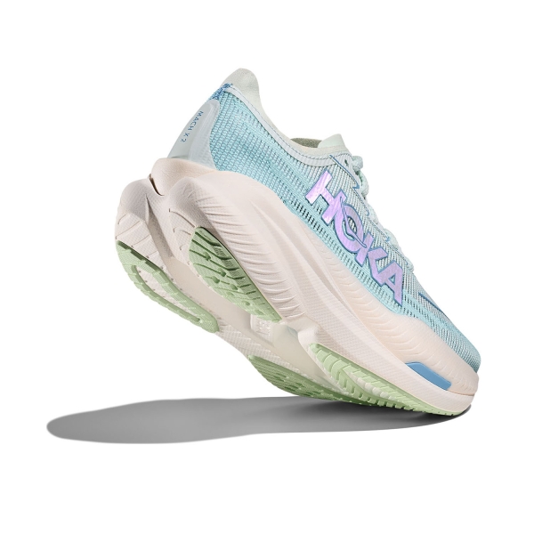 Hoka Mach X 2 - Snow Melt/Blue Spark