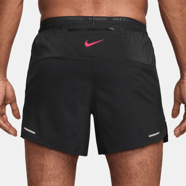Nike Dri-FIT Energy Stride 5in Shorts - Black/Bright Crimson