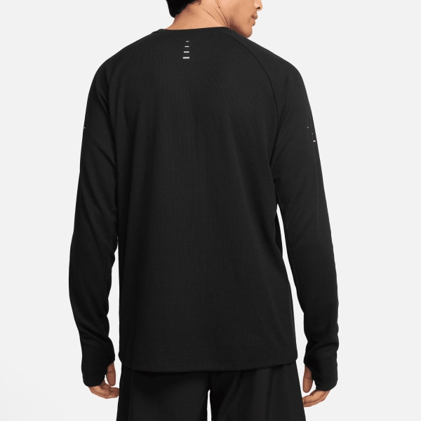 Nike Dri-FIT Stride Waffle Maglia - Black/Reflective Silver