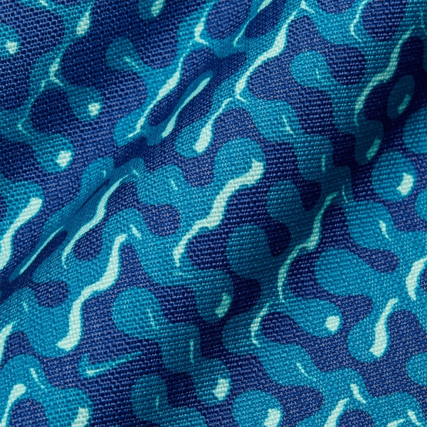 Nike Brasilia AOP 9.5 Zaino Medio - Blue Void/Black/Mint Foam
