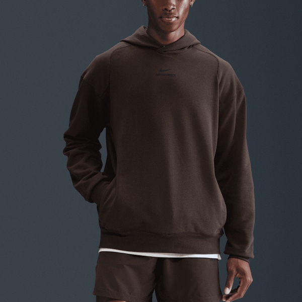 Nike Pro Dri-FIT Felpa - Baroque Brown/Black