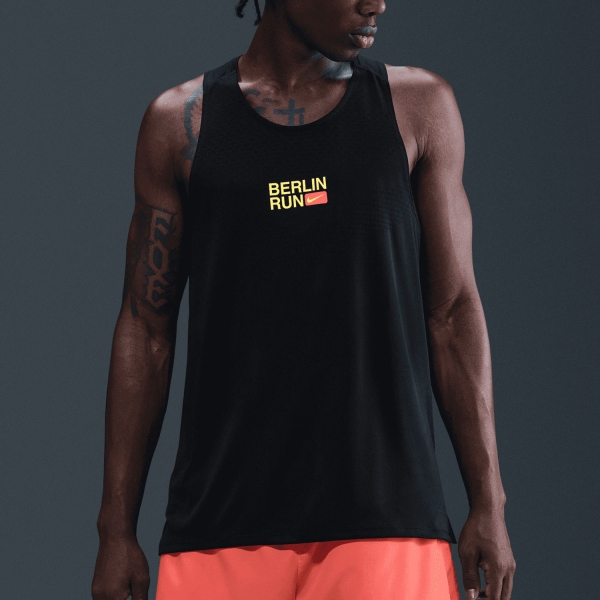 Canotta Running Uomo Nike City Marathon Canotta  Black IH4074010