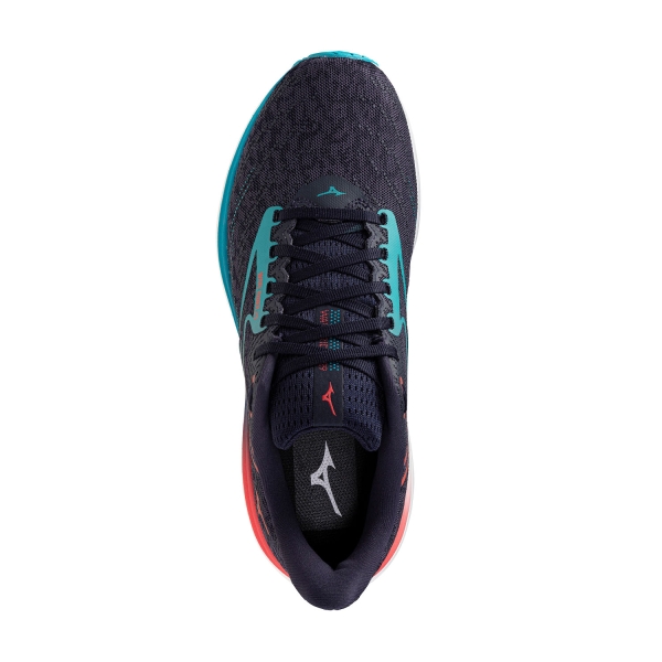 Mizuno Wave Rider 29 - Odyssey Gray/Capri Breeze/Calypso Coral