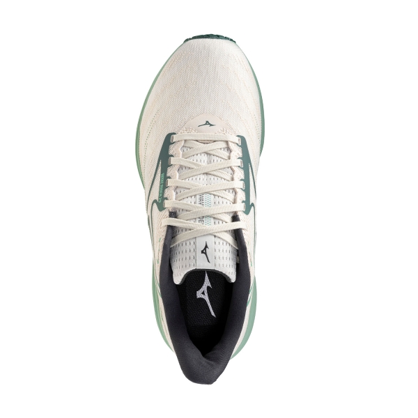 Mizuno Wave Rider 29 - Snow White/Bistro Green/Creme De Menthe