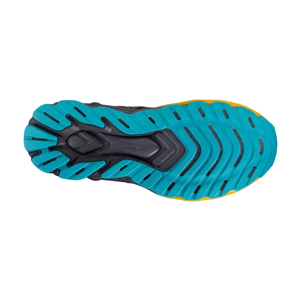 Mizuno Wave Skyrise 6 - Odyssey Gray/Icelandic Blue/Citrus