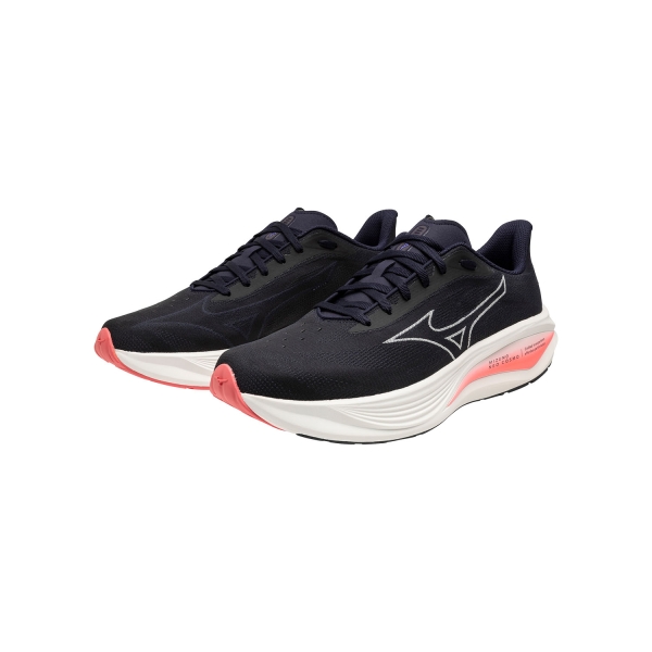 Mizuno Neo Cosmo - Baritone Blue/Snow White/Striking Coral