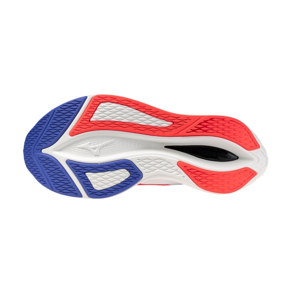 Mizuno Wave Rebellion Flash 3 - White/Fiery Coral 2/Iris Bloom