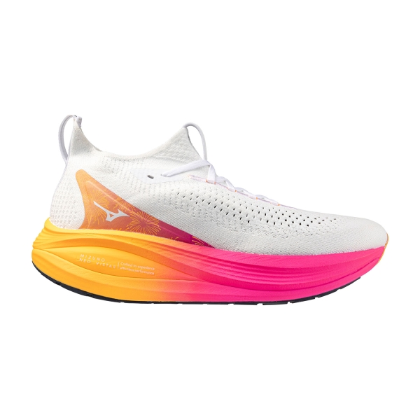 Scarpe Running Performance Uomo Mizuno Neo Vista 2  White/Pink Tetra J1GC254704