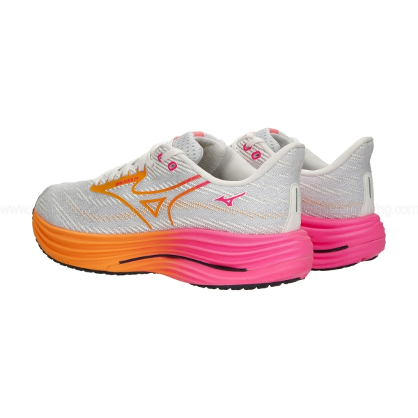 Mizuno Wave Rider 29 Hanabi - White/Tang Orange/Pink Tetra