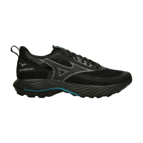 Scarpe Trail Running Uomo Mizuno Wave Rider GTX 3  Black Sand/Odyssey Gray/Capri Breeze J1GC257901