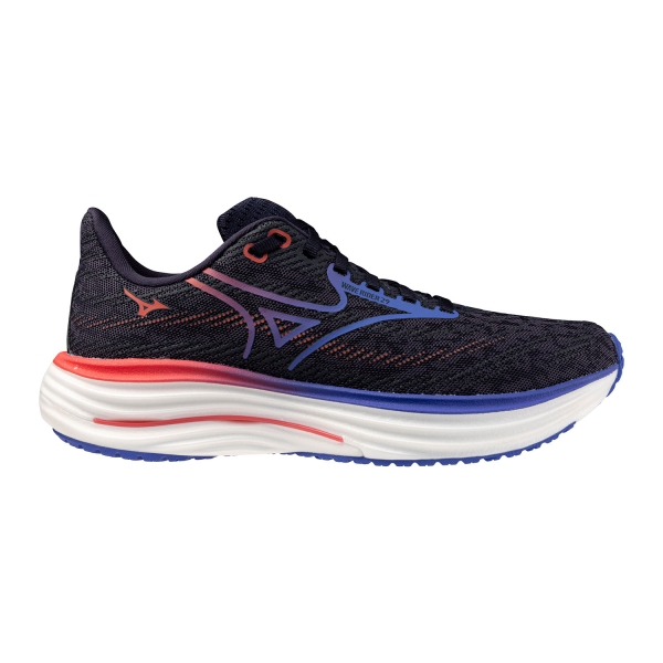 Scarpe Running Neutre Donna Mizuno Wave Rider 29  Odyssey Gray/Iris Bloom/Calypso Coral J1GD250321