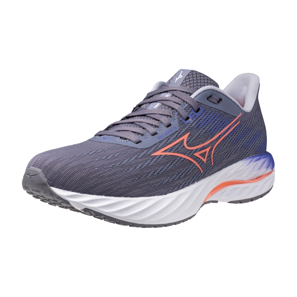 Mizuno Wave Inspire 21 - Blue Granite/Striking Coral/Iris Bloom