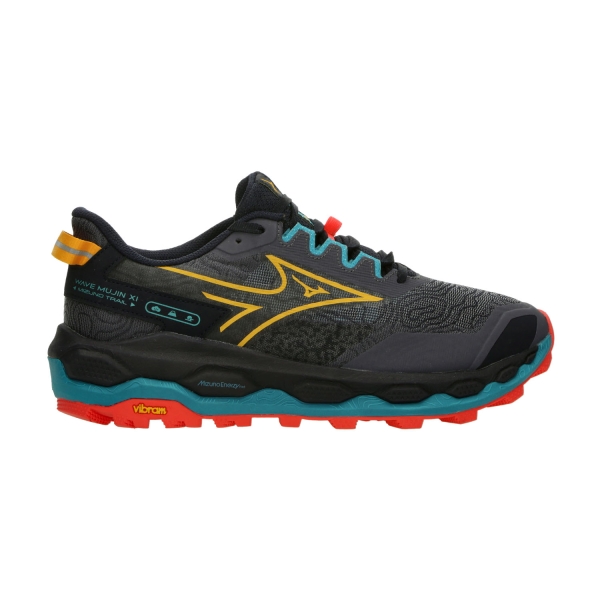 Scarpe Trail Running Uomo Mizuno Wave Mujin 11  Odyssey Gray/Citrus/Fiery Coral 2 J1GJ257001
