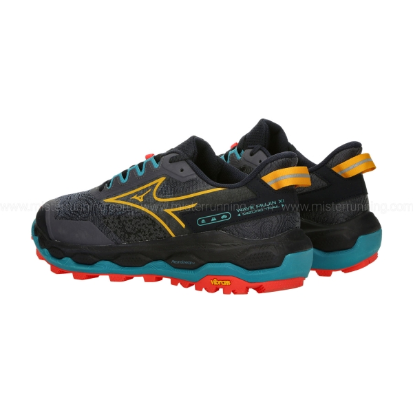 Mizuno Wave Mujin 11 - Odyssey Gray/Citrus/Fiery Coral 2