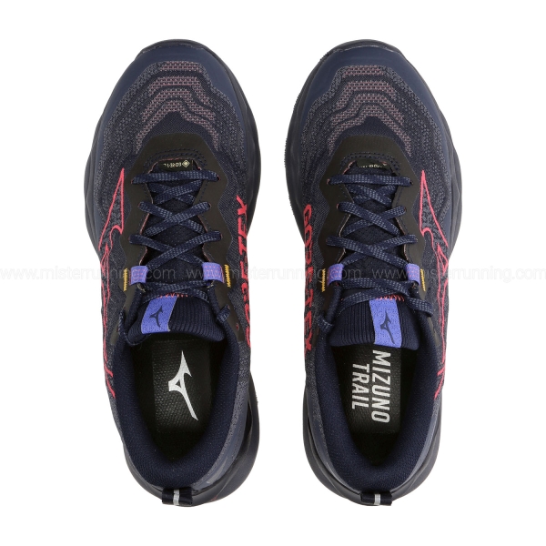 Mizuno Wave Daichi 9 GTX - Baritone Blue/Calypso Coral/Iris Bloom