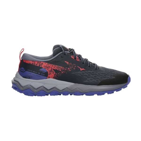 Scarpe Trail Running Donna Mizuno Wave Ibuki 5 GTX  Odyssey Gray/Calypso Coral/Iris Bloom J1GK255971