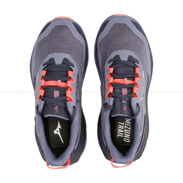 Mizuno Wave Mujin 11 - Blue Granite/Silver/Striking Coral