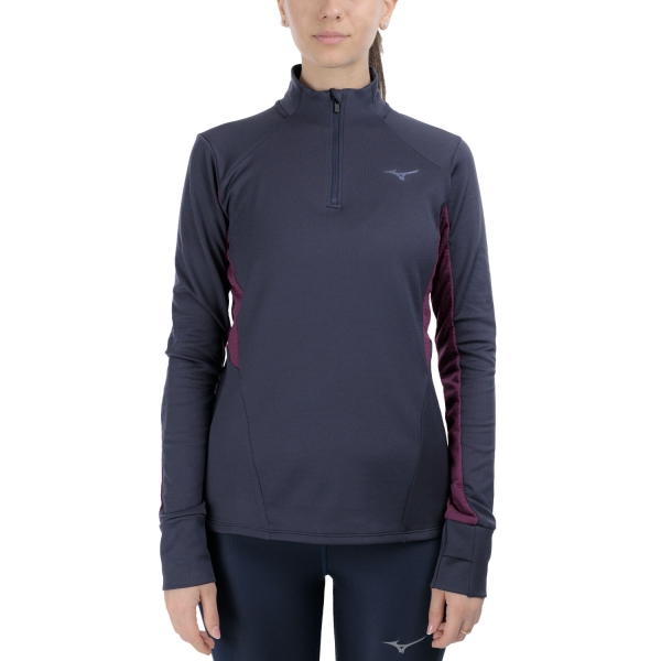 Maglia Running Donna Mizuno Active Warmalite Maglia  Baritone Blue J2GCC70511