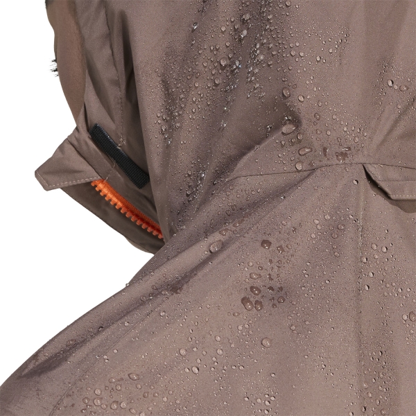 adidas Terrex Xploric 2.5L Climaproof Giacca - Earth Strata/Semi Flash Aqua/Semi Impact Orange