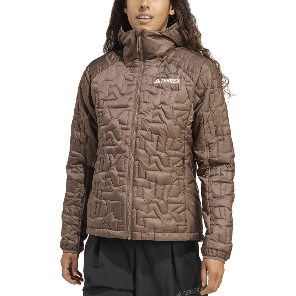 Women's Trail Running Jacket adidas Terrex Xperior PrimaLoft Jacket  Earth Strata JM4875