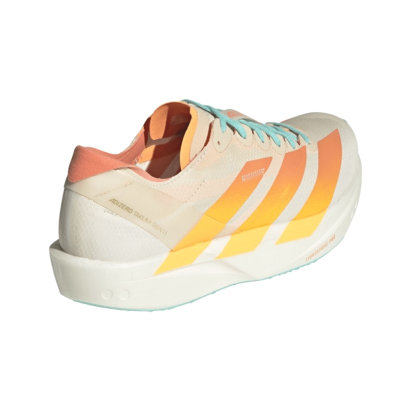 adidas adizero Takumi Sen 11 - Crystal Sand/Flash Orange/Flash Aqua