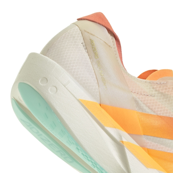 adidas adizero Takumi Sen 11 - Crystal Sand/Flash Orange/Flash Aqua