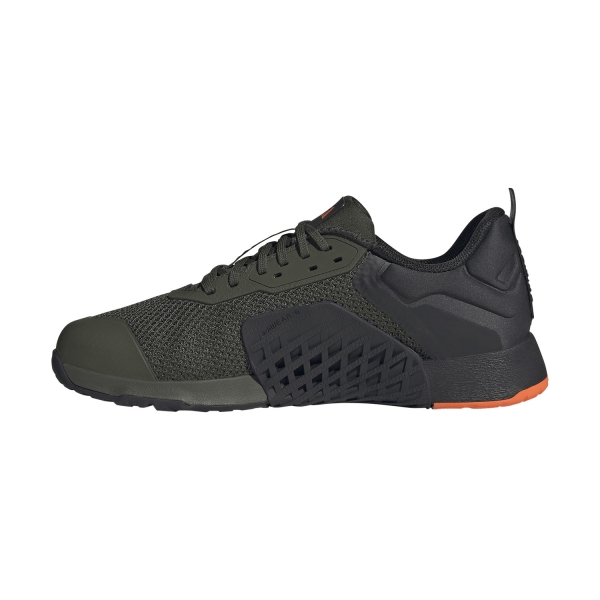 adidas Dropset 3 Trainer - Night Cargo/Core Black/Impact Orange