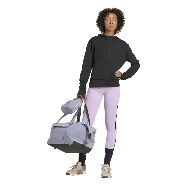adidas Optime 3 Stripes Tights - Powder Plum
