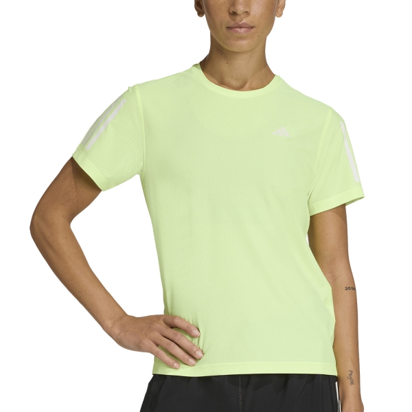 Maglietta Running Donna adidas Own The Run Logo Maglietta  Hi Res Yellow KC2224