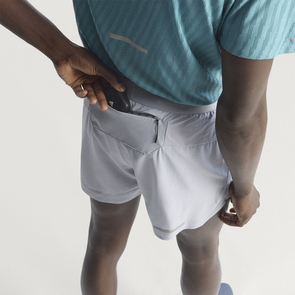adidas adi365 Climacool+ 4in Pantaloncini - Halo Silver
