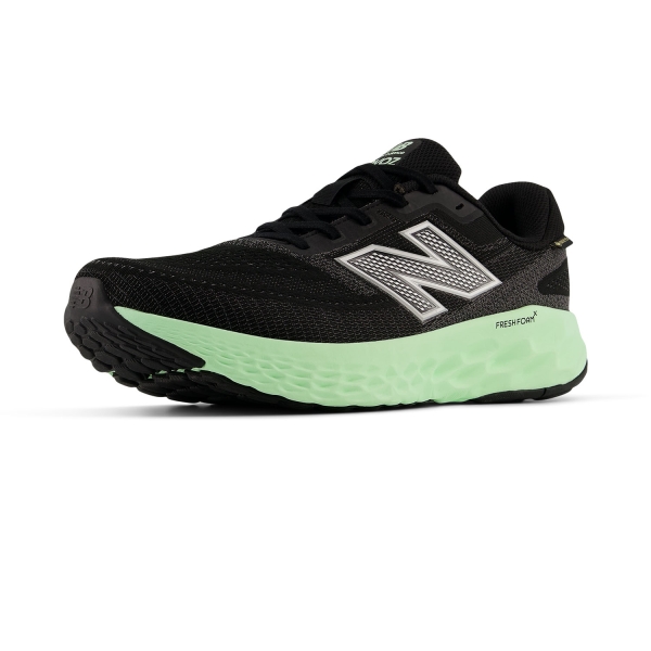 New Balance Fresh Foam X Evoz v4 GTX - Black/Lab Green/Silver Metallic