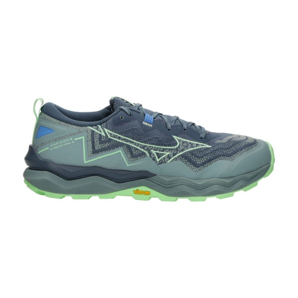 Scarpe Trail Running Uomo Mizuno Wave Daichi 9  Vintage Indigo/Neo Mint/Citadel J1GJ257101
