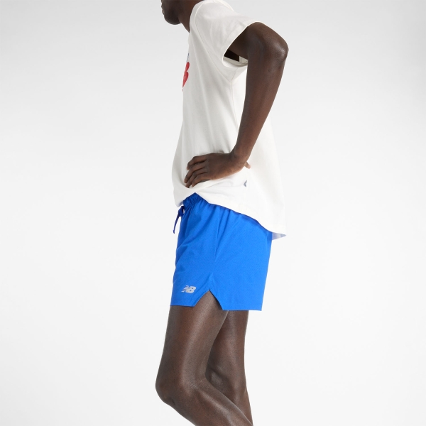 New Balance Run Specialist 5in Pantaloncini - Blue Gemstone