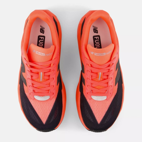 New Balance FuelCell Rebel v5 - Urgent Red/Black/Silver Metallic