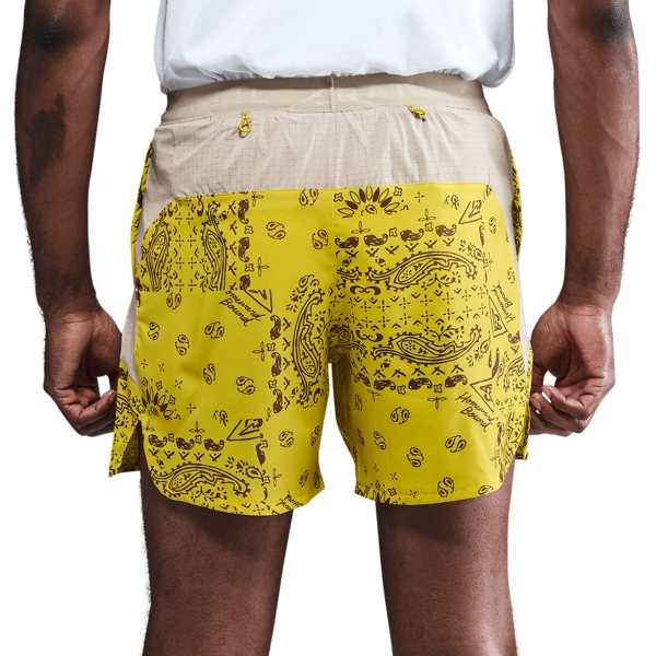Nike Dri-FIT Graphic 6in Shorts - Lightening/Desert Khaki/Black