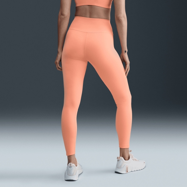 Nike Dri-FIT One 7/8 Tights - Apricot Agate/Black