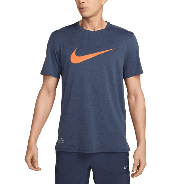 Maglietta Running Uomo Nike DriFIT Run Division Maglietta  Thunder Blue/Photon Dust/Reflective Silver HJ3524437