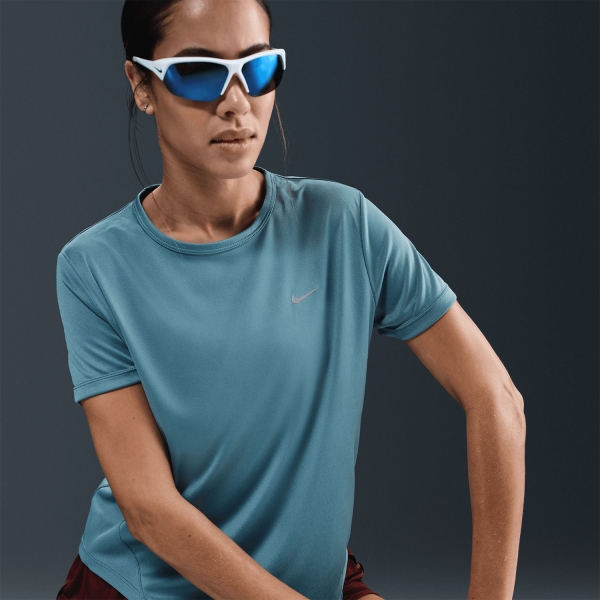 Nike Tempo Camiseta - Smokey Blue/Reflective Silver