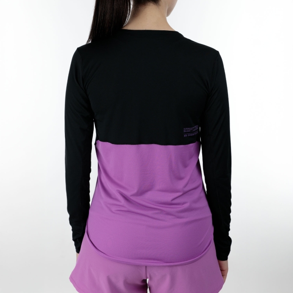 Scott Endurance Tech Logo Camisa - Black/Liquid Purple