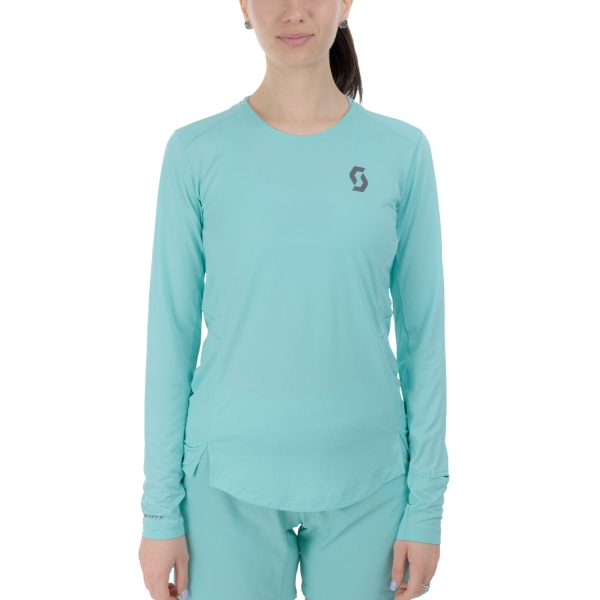 Maglia Running Donna Scott Endurance Tech Logo Maglia  Miami Green 4213557997