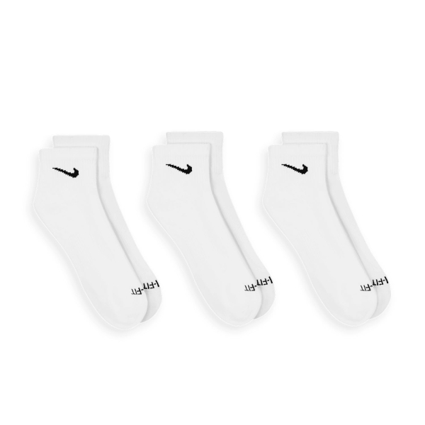Nike Everyday Plus Cushioned x 3 Calze - White/Black