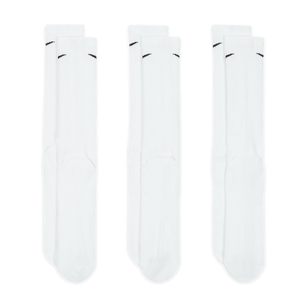Nike Everyday Plus Logo x 3 Calze - White/Black