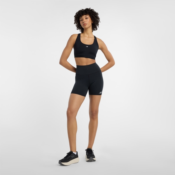 New Balance Essential Run Sports Bra - Black