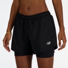 New Balance Essentials 2 in 1 3in Shorts - Black