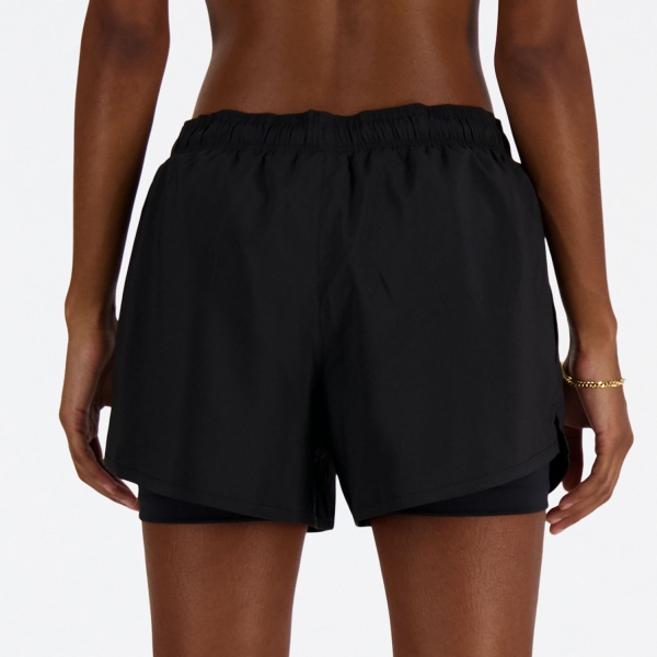 New Balance Essentials 2 in 1 3in Pantaloncini - Black